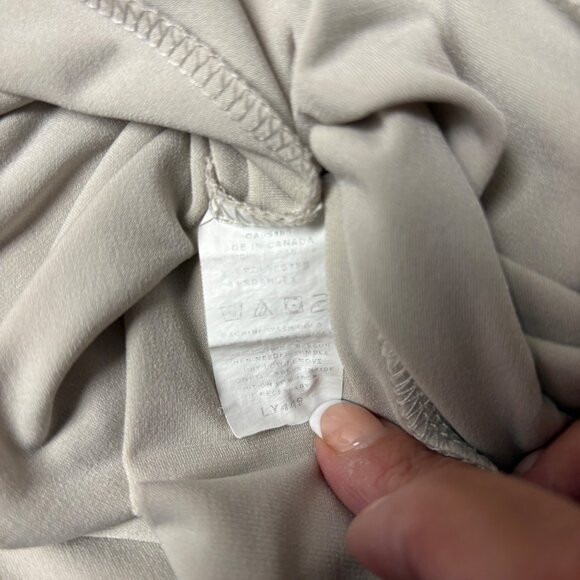 Picadilly Open Front Duster Cardigan Womens Size XL Taupe Stretchy Layering - Picture 5 of 7